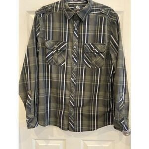 Rock And Republic Flannel Mens Size Medium.